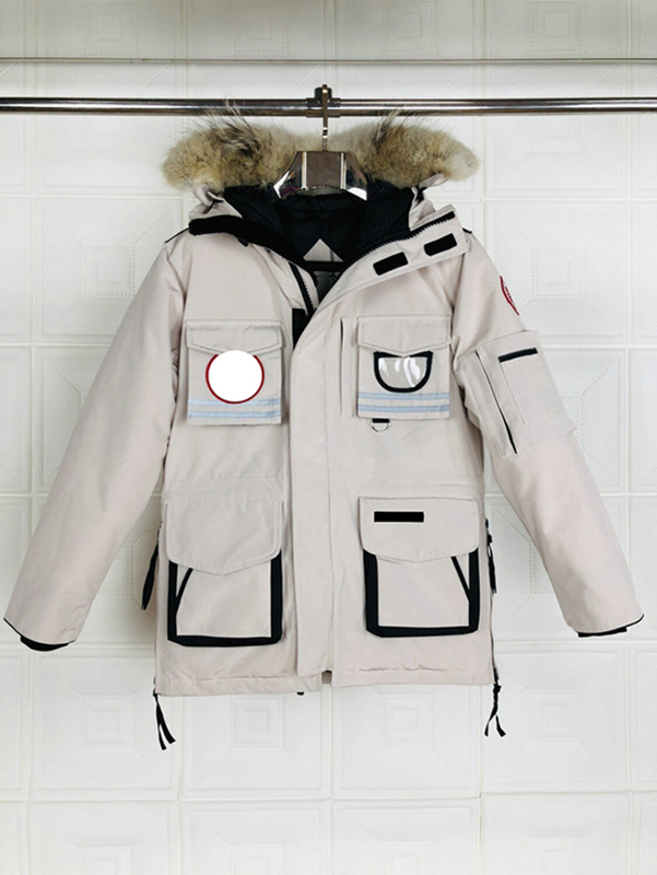 Winter Canadian Goode Jacket Parkas Cotton Padded Clothes Plush Thickened Mens Womens Medium Large Warm Gooses Map Table Parker Coat