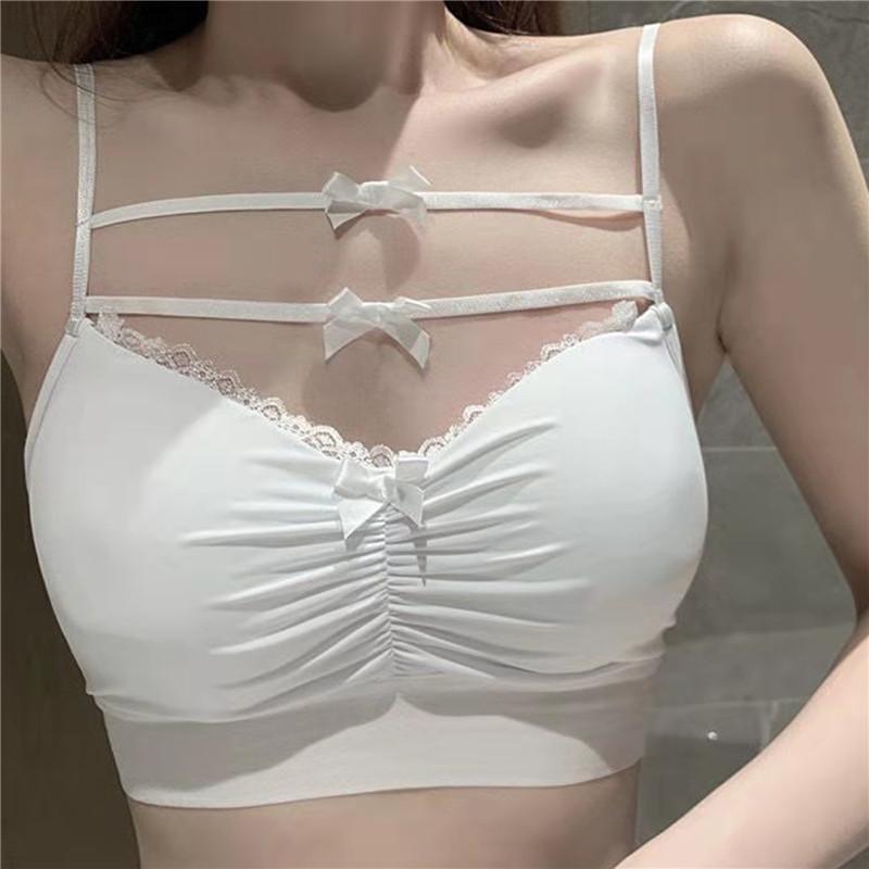 Women's Tanks & Camis Women Summer Tube Tops White Bustier Top Bow Cute Spaghetti Strap Fashion Chic Lingerie Simple Crop TopsWomen's
Women's Tanks & Camis Women Summer Tube Tops White Bustier Top Bow Cute Spaghetti Strap Fashion Chic Lingerie Simple Crop TopsWomen's