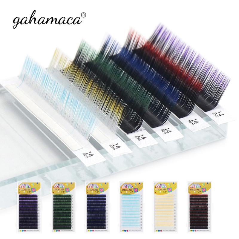 False Eyelashes Colored Eyelash Extensions Lash Ombre Lashes 0.07mm/0.10mm C/D/L/LU Curl 8-14mmFalse
False Eyelashes Colored Eyelash Extensions Lash Ombre Lashes 0.07mm/0.10mm C/D/L/LU Curl 8-14mmFalse