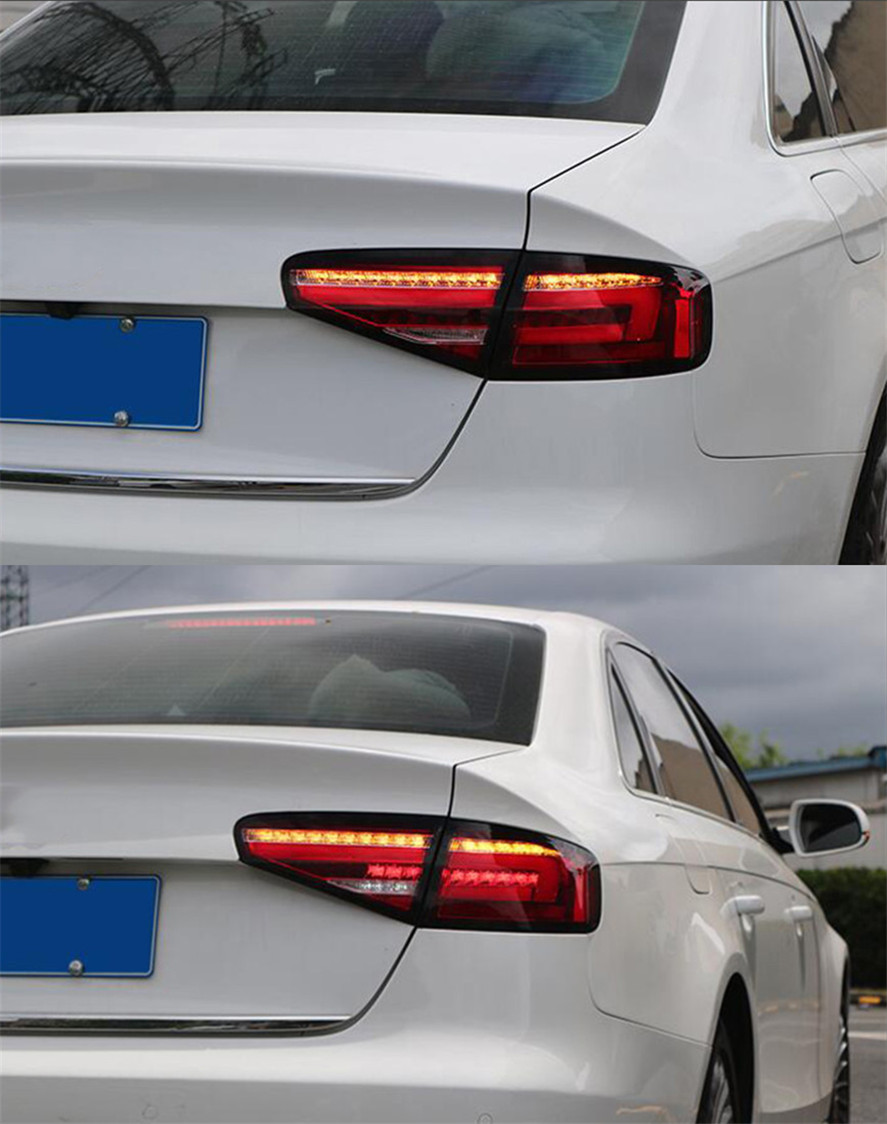 Taillights For A4 B8 A4L 20 13-20 16 Tail Lights Rear Lamp LED DRL Running Signal Brake Reversing Parking Light