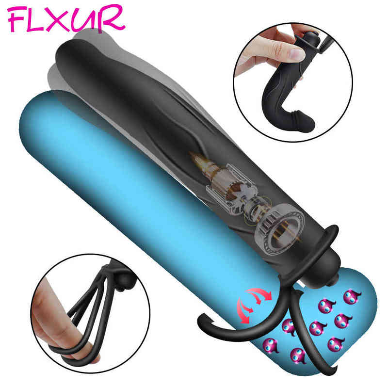 

NXY Vibrators FLXUR Powerful AV Vibrator Sex Toys for Woman Magic Wand Clitoris Stimulator G Spot vibrating Female Masturbator Products 0407