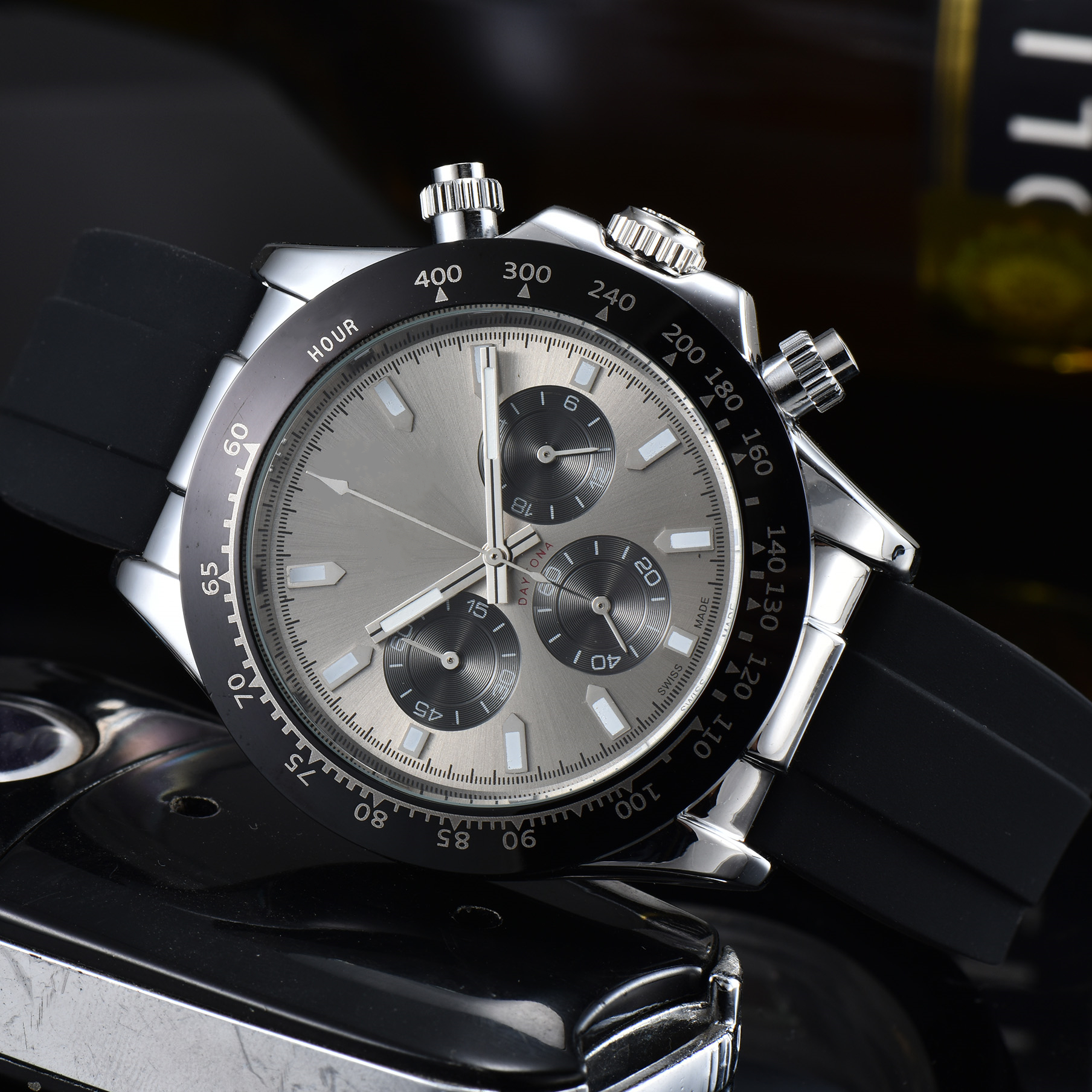 2022 New Mens Watch Automatic Hour Hand Multifunctional Wristwatch Stainless Steel Quartz Movement Fashion Waterproof High Quality Metal Strap Watch
2022 New Mens Watch Automatic Hour Hand Multifunctional Wristwatch Stainless Steel Quartz Movement Fashion Waterproof High Quality Metal Strap Watch