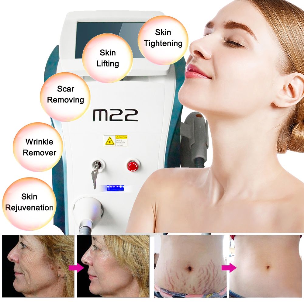 IPL Laser Skin Rejuvenation OPT M22 Machine for Acne and Wrinkle Removal Acne Treatment Hair Removal Beauty Equipment