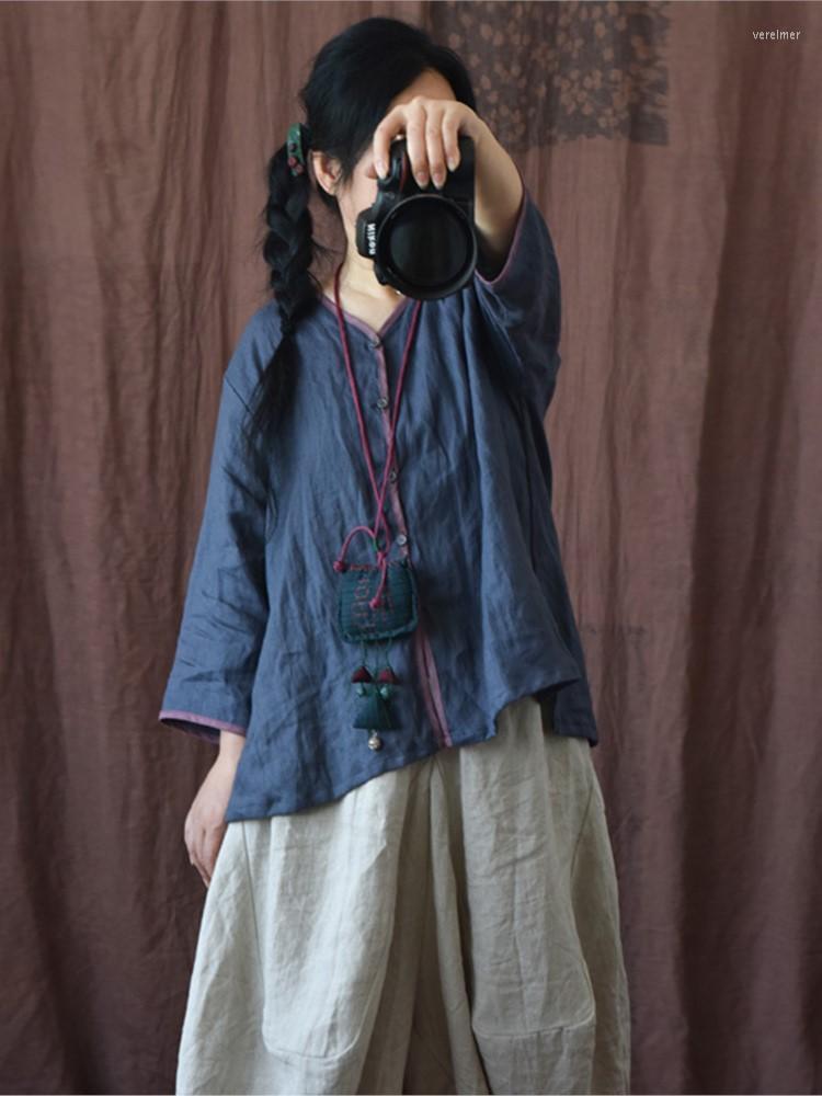 Women's Blouses & Shirts Women Loose Patchwork Linen Blouse Shirt Tops Ladies Vintage Flax Female 2022 Spring Summer ShirtWomen's Vere22, Beige
Women's Blouses & Shirts Women Loose Patchwork Linen Blouse Shirt Tops Ladies Vintage Flax Female 2022 Spring Summer ShirtWomen's Vere22, Beige