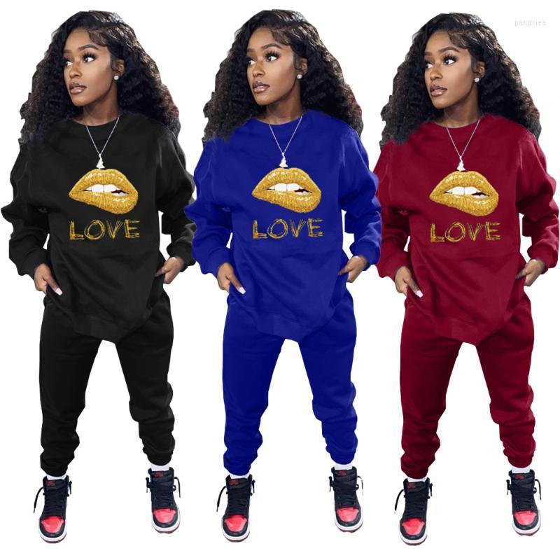 Women' Two Piece Pants 54LS6478 Autumn Winter Women Casual Fashion Letter Print Sports Set Top And Tracksuit Sweatsuit Outfits, Black
Women' Two Piece Pants 54LS6478 Autumn Winter Women Casual Fashion Letter Print Sports Set Top And Tracksuit Sweatsuit Outfits, Black