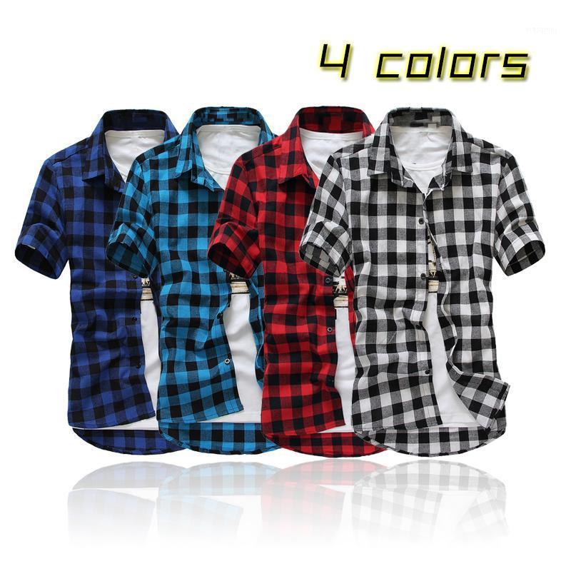 Men's Casual Shirts 2022 Fashion Plaid Shirt Slim Short Sleeve Shirt, Undershirt, Students And Youth 4 Color Thin, Deep blue
Men's Casual Shirts 2022 Fashion Plaid Shirt Slim Short Sleeve Shirt, Undershirt, Students And Youth 4 Color Thin, Deep blue