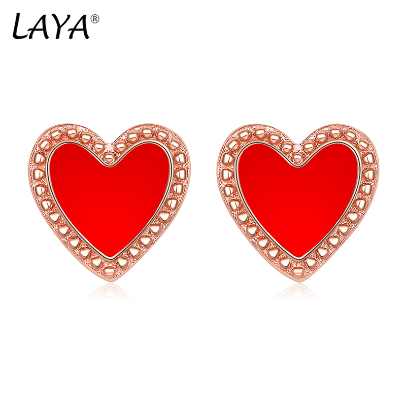 Laya 925 Sterling Silver Stud Earrings For Women Minimalist Geometric Enamel Heart-Shape Ear Stud Wedding Statement Jewelry
Laya 925 Sterling Silver Stud Earrings For Women Minimalist Geometric Enamel Heart-Shape Ear Stud Wedding Statement Jewelry