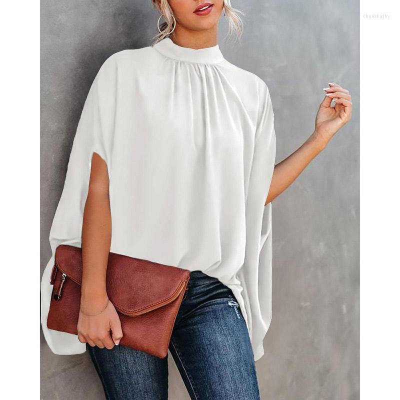 Women' Blouses & Shirts Office Lady Summer Half Sleeve Fashion Woman 2022 Elegant Batwing And For Women Top FemaleWomen' Chee22, White
Women' Blouses & Shirts Office Lady Summer Half Sleeve Fashion Woman 2022 Elegant Batwing And For Women Top FemaleWomen' Chee22, White