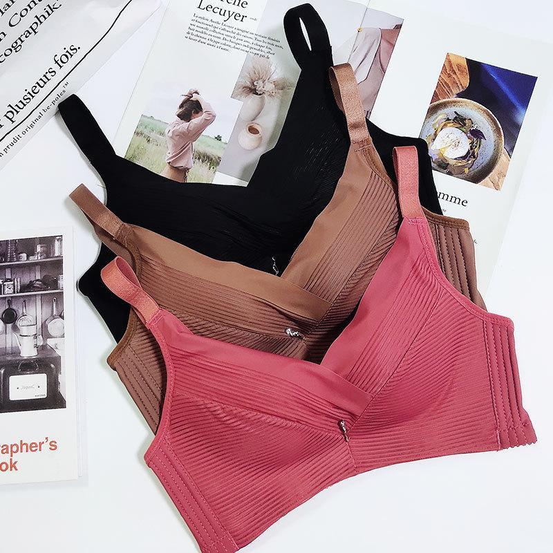 Bras Women Plus Size Bra Wireless Lingerie Push Up Brassiere Comfort Bralette Female Big Underwear Fashion Intimates 90C #F
Bras Women Plus Size Bra Wireless Lingerie Push Up Brassiere Comfort Bralette Female Big Underwear Fashion Intimates 90C #F