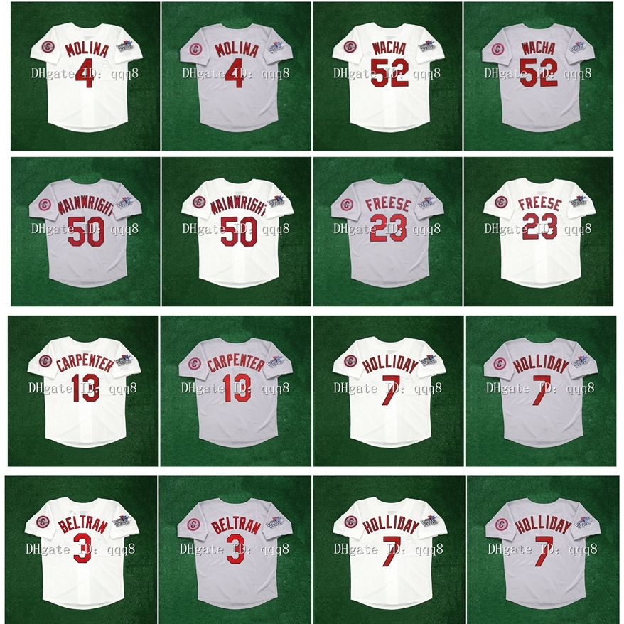 Nik1 2013 World Series Vintage Baseball Jersey Yadier Molina Adam Wainwright David Freese Matt Carpenter Matt Holliday Carlos Beltran Michael, As pic
Nik1 2013 World Series Vintage Baseball Jersey Yadier Molina Adam Wainwright David Freese Matt Carpenter Matt Holliday Carlos Beltran Michael, As pic