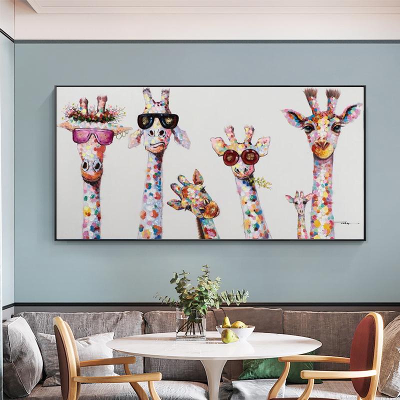 Paintings Abstract Giraffe Family Graffiti Art Canvas Painting Wall Picture Posters And Prints Animals Street For Kid Room
Paintings Abstract Giraffe Family Graffiti Art Canvas Painting Wall Picture Posters And Prints Animals Street For Kid Room