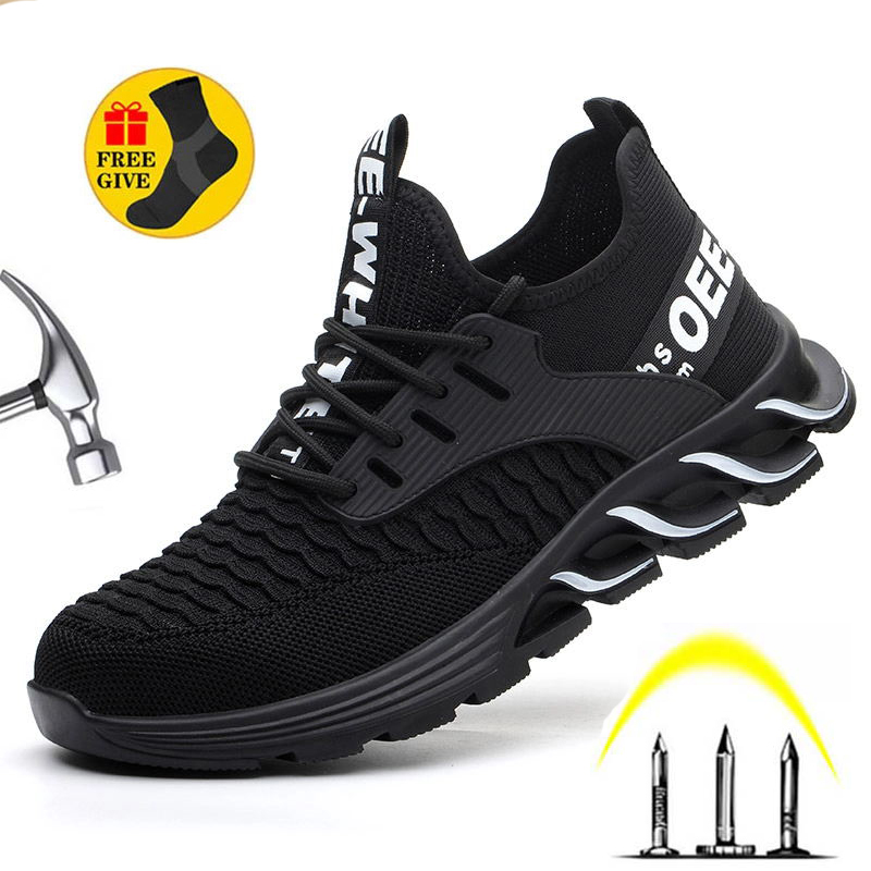 Wholesale Steel Toe Safety Lightweight Shoes Breathable Fashion Puncture-Resistant Work Shoes Outdoor Industrial Boots, Black
Wholesale Steel Toe Safety Lightweight Shoes Breathable Fashion Puncture-Resistant Work Shoes Outdoor Industrial Boots, Black