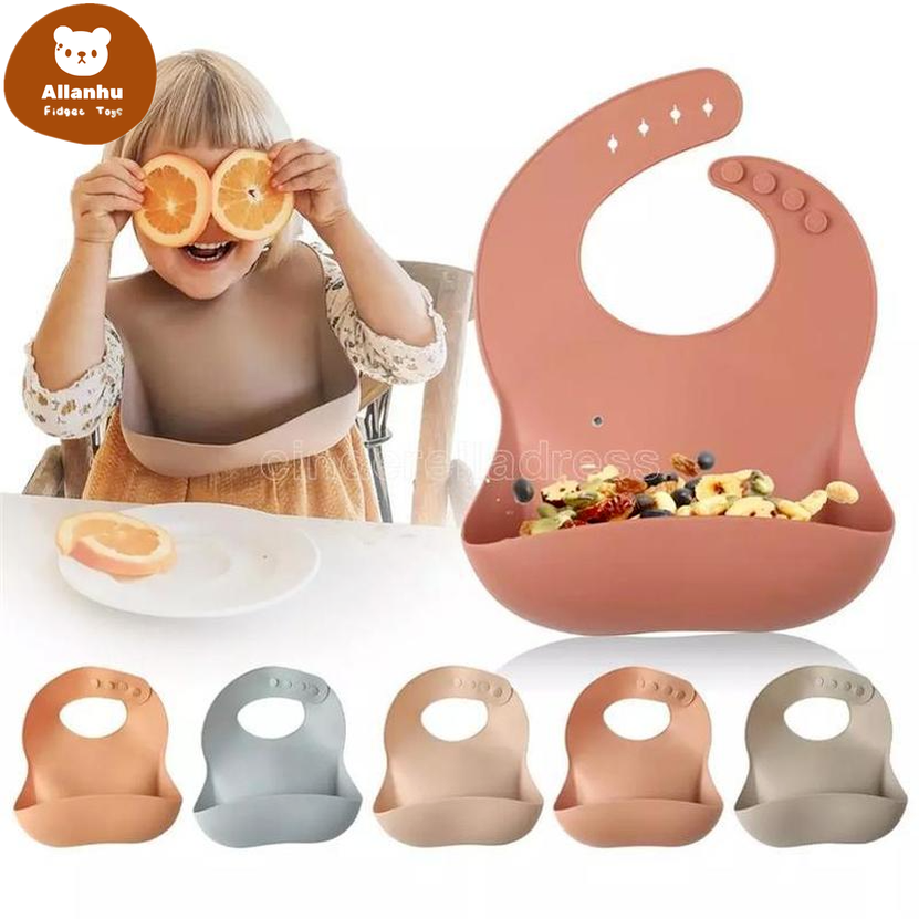1pc Silicone Bibs For Kids Newborn Baby Feeding Tableware Waterproff Baby Bibs For Toddler Breakfast Feedings BES121
1pc Silicone Bibs For Kids Newborn Baby Feeding Tableware Waterproff Baby Bibs For Toddler Breakfast Feedings BES121