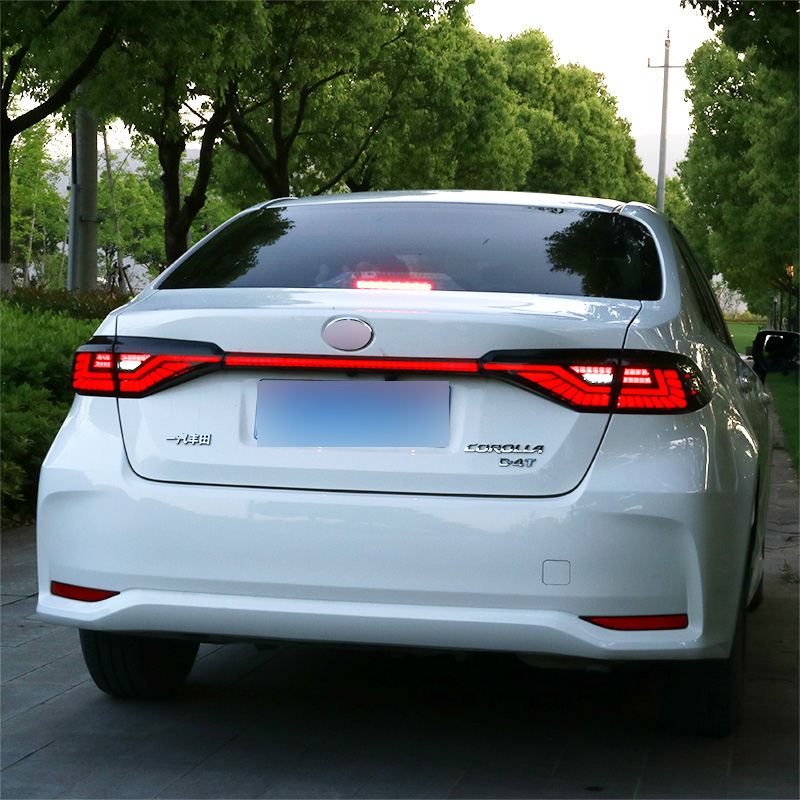 Car Tail Lights For Corolla Altis LED Taillights 19-21 Toyota Rear Lamp Stream Turn Signal Brake Reverse Lights