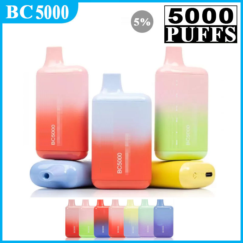 Elves vape BC5000 Disposable E cigarettes Pod Device 5000 Puffs 650mAh Rechargeable Battery 13ml Prefilled Cartridge Vape Pen Kit VS Bang BC ELUX 3500
Elves vape BC5000 Disposable E cigarettes Pod Device 5000 Puffs 650mAh Rechargeable Battery 13ml Prefilled Cartridge Vape Pen Kit VS Bang BC ELUX 3500