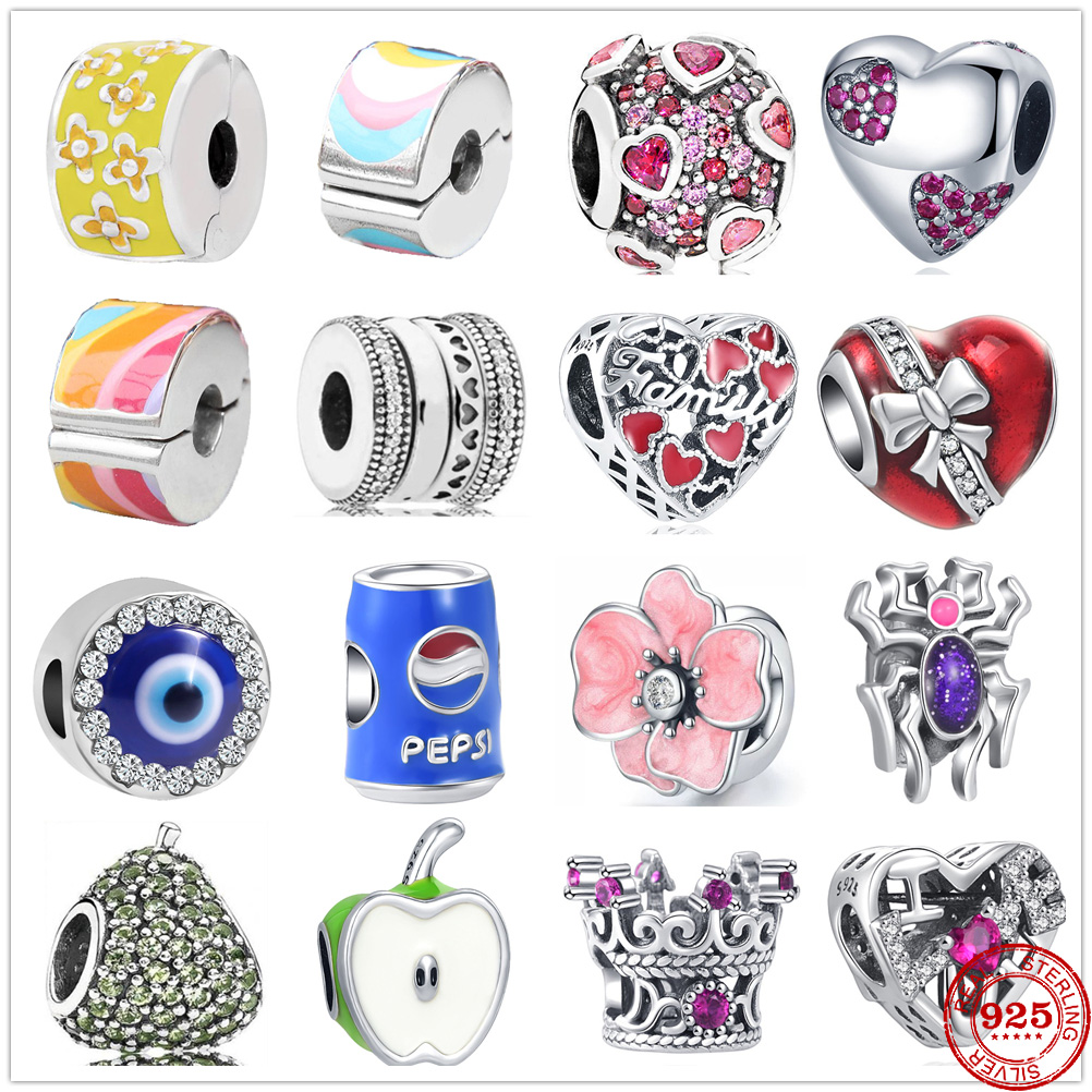 925 Sterling Silver Dangle Charm Flower Beads Bead Fit Pandora Charms Bracelet DIY Jewelry Accessories
925 Sterling Silver Dangle Charm Flower Beads Bead Fit Pandora Charms Bracelet DIY Jewelry Accessories