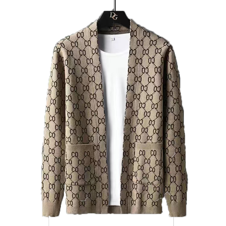 Luxury Men's Sweaters Letter Printed Cardigan Jacket Men Designer Brand Fashion Pocket Knitted Cardigan Coat Casual Sweater, Extra shipping fee
Luxury Men's Sweaters Letter Printed Cardigan Jacket Men Designer Brand Fashion Pocket Knitted Cardigan Coat Casual Sweater, Extra shipping fee