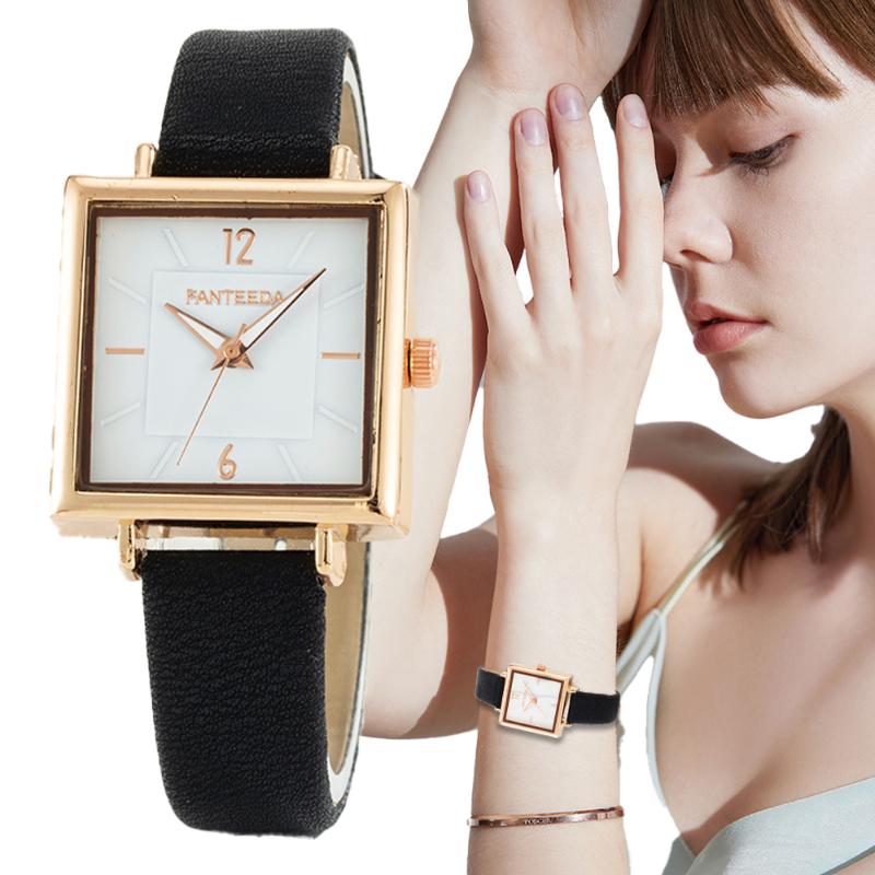 Wristwatches Simple Square Watches Women Fashion Casual Vintage Leather Female Quartz Clock Retro Ladies Zegarek Damski Gift, Black
Wristwatches Simple Square Watches Women Fashion Casual Vintage Leather Female Quartz Clock Retro Ladies Zegarek Damski Gift, Black