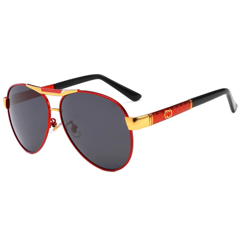 Sunglasses Al-mg Fashion Red Color Frame Pilot Sun Glasses Polarized Mirror Custom Made Myopia Minus Prescription Lens -1 To -6
Sunglasses Al-mg Fashion Red Color Frame Pilot Sun Glasses Polarized Mirror Custom Made Myopia Minus Prescription Lens -1 To -6