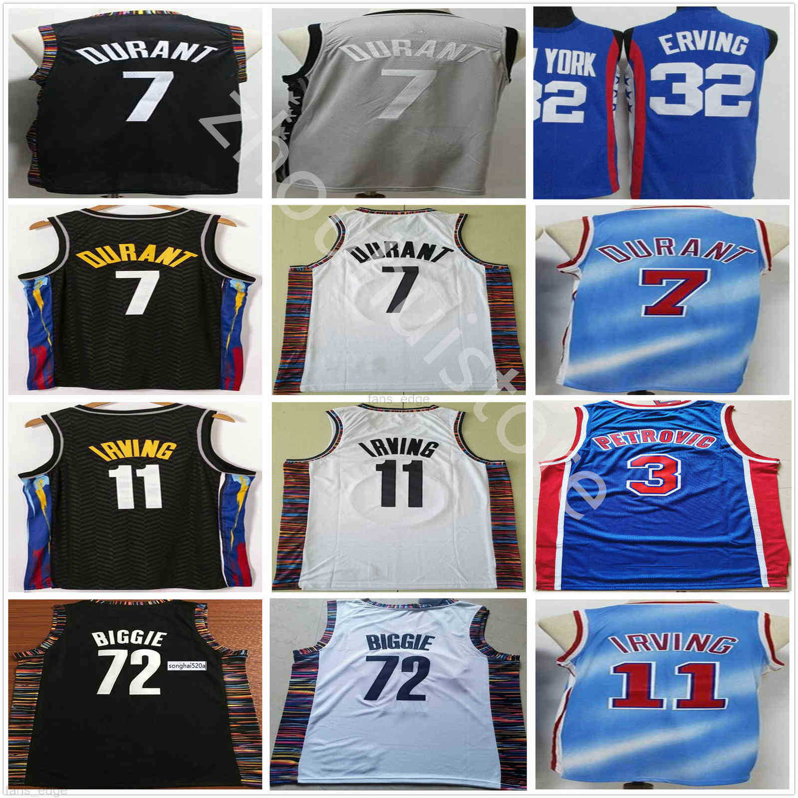 Mens Kevin Kyrie 7 Durant jersey 11 Irving 13 city harden 13 Basketball jersey black white blue Retro Drazen 3 Petrovic 72 Biggie Jerseys''nba''jersey, As picture
Mens Kevin Kyrie 7 Durant jersey 11 Irving 13 city harden 13 Basketball jersey black white blue Retro Drazen 3 Petrovic 72 Biggie Jerseys''nba''jersey, As picture