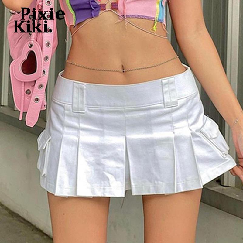 Skirts PixieKiki Low Waisted Mini Cargo Skirt White Khaki Cute Clothes Y2k Streetwear Uniform Pleated Preppy Style P77-CG12Skirts
Skirts PixieKiki Low Waisted Mini Cargo Skirt White Khaki Cute Clothes Y2k Streetwear Uniform Pleated Preppy Style P77-CG12Skirts