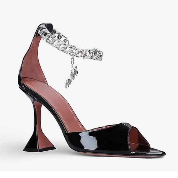Amina Muaddi Anklet High Heels Sandals and shoes Women Wine Glass Heel Ankle Chain Diamond Stiletto Ladies Banquet Wedding Crystal Sandals, White
Amina Muaddi Anklet High Heels Sandals and shoes Women Wine Glass Heel Ankle Chain Diamond Stiletto Ladies Banquet Wedding Crystal Sandals, White