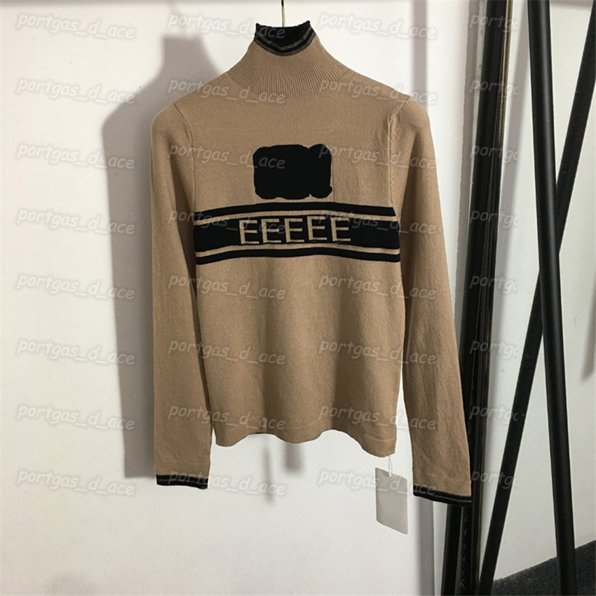 Vintage Letters Womens Tops Knits Long Sleeve Knitted T Shirts INS Turtleneck Pullover Knitted Bottoming Shirt, White with label #20224577
Vintage Letters Womens Tops Knits Long Sleeve Knitted T Shirts INS Turtleneck Pullover Knitted Bottoming Shirt, White with label #20224577