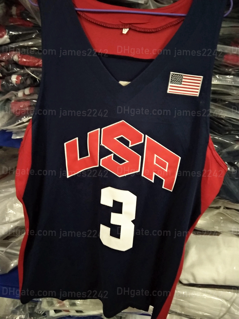 Team USA Dwyane Wade #3 Retro Basketball Jersey Men's Stitched Navy blue Custom Any Number Name Jerseys, As shown
Team USA Dwyane Wade #3 Retro Basketball Jersey Men's Stitched Navy blue Custom Any Number Name Jerseys, As shown
