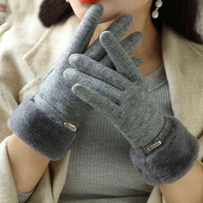 New Women Winter Warm Touch Screen Plus Velvet Thicken Plush Wrist Gloves Elegant Female Soft Cycling Drive Not Bloated T220730
New Women Winter Warm Touch Screen Plus Velvet Thicken Plush Wrist Gloves Elegant Female Soft Cycling Drive Not Bloated T220730