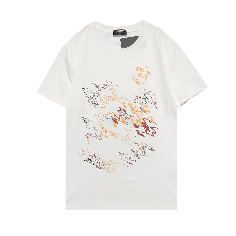 High Quality Small Fragrance Short Sleeve T -Shirt Graffiti Love Men And Women With Casual Joker Round Neck Bottoming Shirt, White
High Quality Small Fragrance Short Sleeve T -Shirt Graffiti Love Men And Women With Casual Joker Round Neck Bottoming Shirt, White