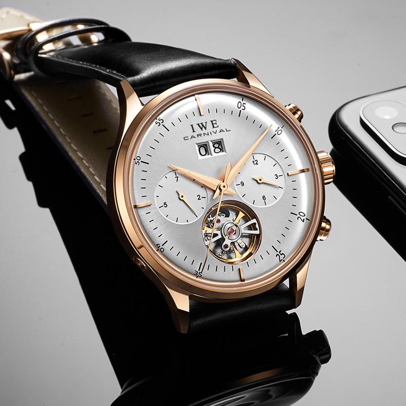 Wristwatches Mens Watches Top Automatic Mechanical Watch Sapphire Glass Tourbillon Men Clock Relogio MasculinoWristwatches WristwatchesWrist, Leather rose white
Wristwatches Mens Watches Top Automatic Mechanical Watch Sapphire Glass Tourbillon Men Clock Relogio MasculinoWristwatches WristwatchesWrist, Leather rose white