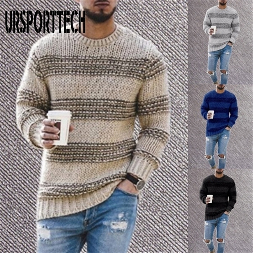 Brand Men' Sweater Autumn Winter Pullover Wool Slim Fit Knitted Sweater Striped Mens Clothing Casual Patchwork Pull Homme 201203, Black
Brand Men' Sweater Autumn Winter Pullover Wool Slim Fit Knitted Sweater Striped Mens Clothing Casual Patchwork Pull Homme 201203, Black