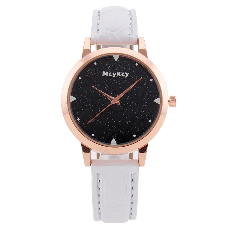 Wristwatches Fashion Round Quartz Frosted Stainless Dial Casual Wrist Watches Leather Strap Fashionable Clock Waterproof Wristwatch For Wome, White
Wristwatches Fashion Round Quartz Frosted Stainless Dial Casual Wrist Watches Leather Strap Fashionable Clock Waterproof Wristwatch For Wome, White