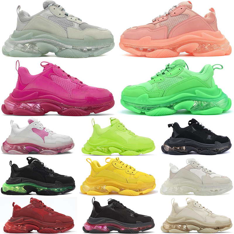 New Triple s clear sole men women platform shoes fashion sneakers black white Neon green Pink mens trainers casual jogging walking size36-44#, Customize
New Triple s clear sole men women platform shoes fashion sneakers black white Neon green Pink mens trainers casual jogging walking size36-44#, Customize