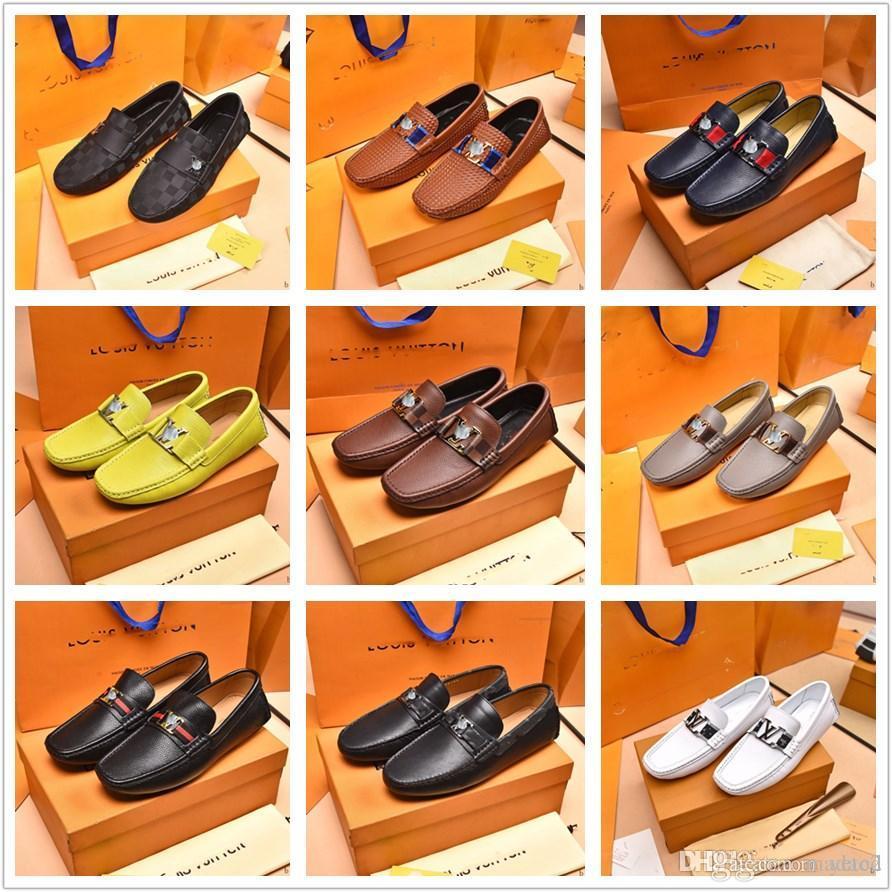 G1 Genuine Leathe Men's Loafers Comfortable Driving Shoes Slip On Mens Moccasins Wedding Party Men Shoes Office Designer Luxury Dress Leather Shoe A2, #19
G1 Genuine Leathe Men's Loafers Comfortable Driving Shoes Slip On Mens Moccasins Wedding Party Men Shoes Office Designer Luxury Dress Leather Shoe A2, #19