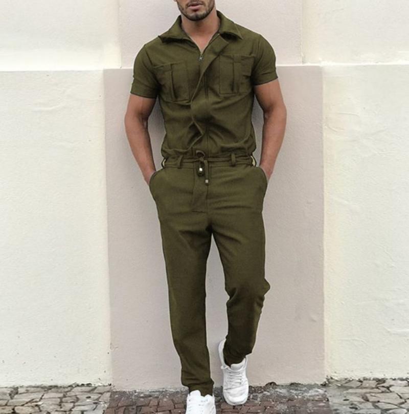 Men's Tracksuits Short-sleeved Trousers Set Summer Thin Male Jumpsuit Suit Zipper Access Control Leisure Fashion Trend, 01
Men's Tracksuits Short-sleeved Trousers Set Summer Thin Male Jumpsuit Suit Zipper Access Control Leisure Fashion Trend, 01