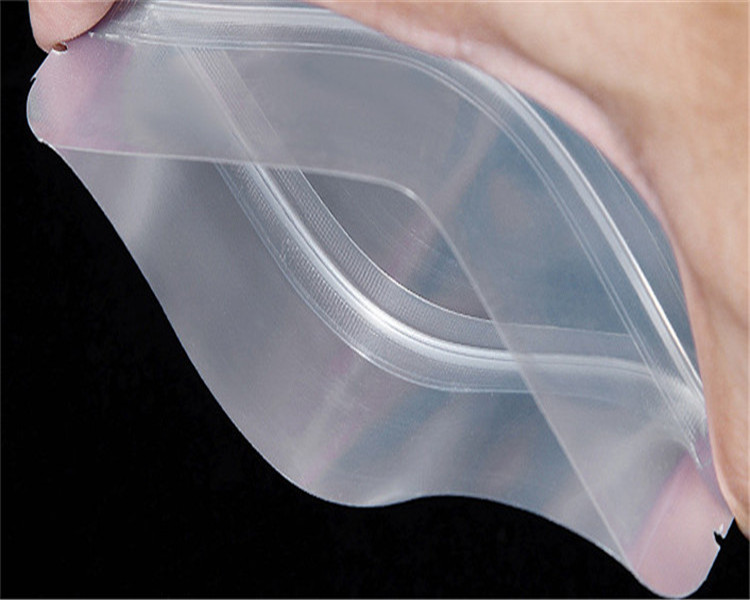 100pcs Clear Front Matte Silver Aluminum Foil Zip Lock Bag Resealable Snack Meat Candy Food Biscuits Cookies Coffee Beans Cereals Gifts Display Packag