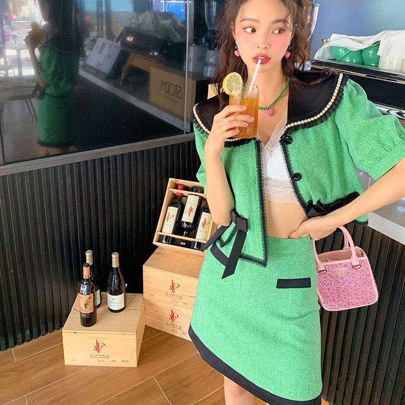 Women' Blouses & Shirts Loose Summer Original Design Contrast Color Doll Collar Single Breasted Shirt 2-131Women, Skirt
Women' Blouses & Shirts Loose Summer Original Design Contrast Color Doll Collar Single Breasted Shirt 2-131Women, Skirt