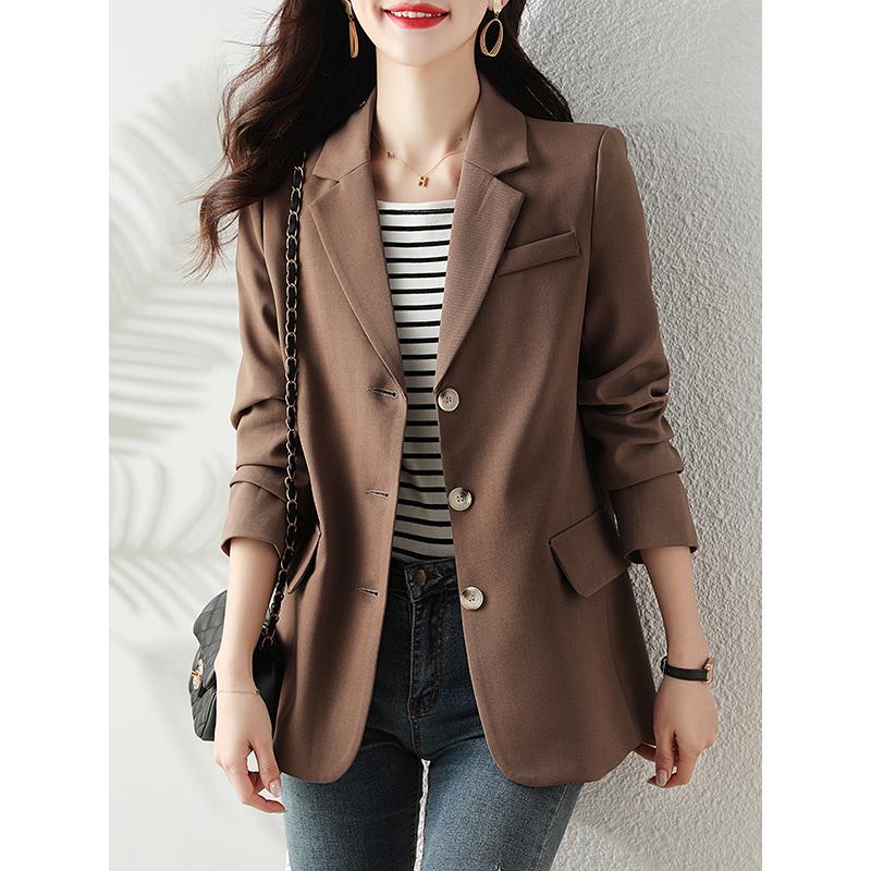 Women' Suits & Blazers Fashion Casual Women Blazer Ladies Jacket Long Sleeve Work Business Office Spring Fall OL Styles BrownWomen, Black
Women' Suits & Blazers Fashion Casual Women Blazer Ladies Jacket Long Sleeve Work Business Office Spring Fall OL Styles BrownWomen, Black