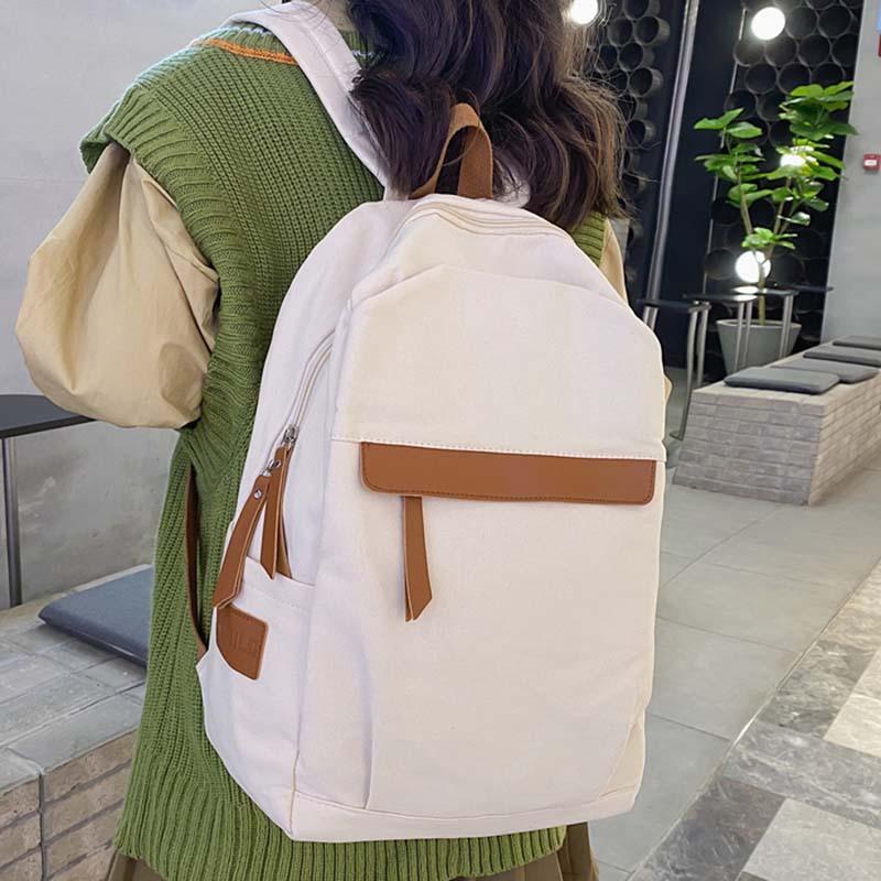 Backpack Girl Sense Of Original Design Backpacks Simple College Style Women Schoolbag Large Capicity Female Versatile Bag, White-blue
Backpack Girl Sense Of Original Design Backpacks Simple College Style Women Schoolbag Large Capicity Female Versatile Bag, White-blue