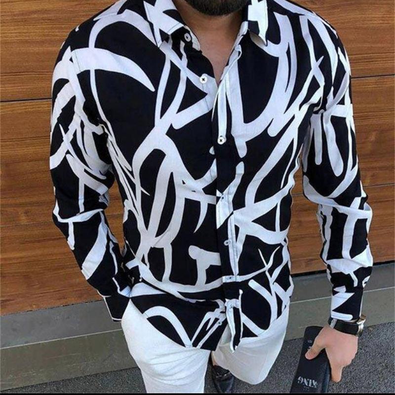 Men's Casual Shirts Style Men's Lapel 3D Printing Fashion Slim Long-Sleeved Four-Season General Cardigan Shirt Big -3XLMen's, 32
Men's Casual Shirts Style Men's Lapel 3D Printing Fashion Slim Long-Sleeved Four-Season General Cardigan Shirt Big -3XLMen's, 32