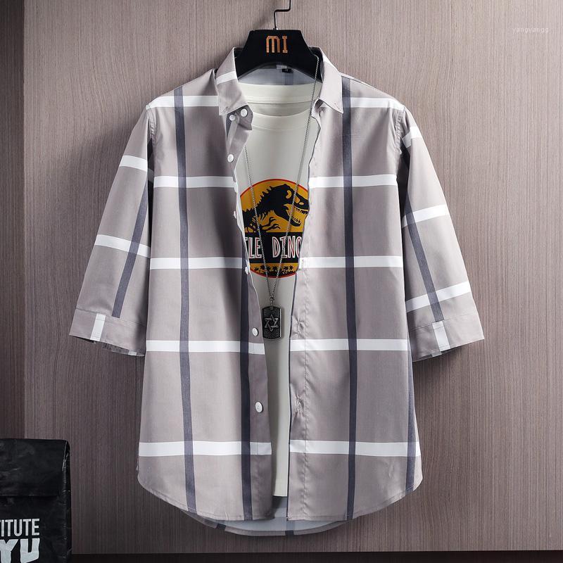 Men's Youthful Striped Half Sleeve Shirts Male Design Casual Button Cotton Shirt Men High Quality Size 5XL Coats, Ivory
Men's Youthful Striped Half Sleeve Shirts Male Design Casual Button Cotton Shirt Men High Quality Size 5XL Coats, Ivory