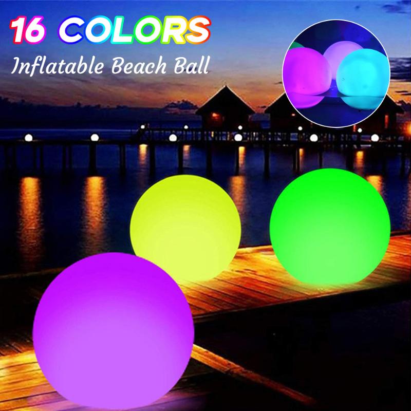 Pool & Accessories 40CM/60CM Inflatable Glowing Ball Blow Up Beach Large Thickened PVC Outdoor Party Light Floating LED Luminous ToyPool
Pool & Accessories 40CM/60CM Inflatable Glowing Ball Blow Up Beach Large Thickened PVC Outdoor Party Light Floating LED Luminous ToyPool