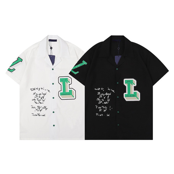 Summer Designer Mens Shirt Letter Print Graffiti Patchwork Striped Hawaiian Beach Loose Casual Short Sleeve T Shirt M-3XL YJ6, 01
Summer Designer Mens Shirt Letter Print Graffiti Patchwork Striped Hawaiian Beach Loose Casual Short Sleeve T Shirt M-3XL YJ6, 01