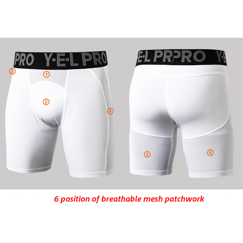 Breathable Mesh Running Short Pants Men Quick Dry Compression Sportswear Tights Gym Fitness Shorts Leggings Underwear Customized 220704