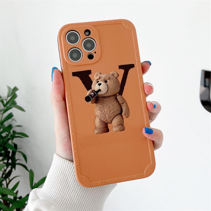 Fashion Designers Phone Cases IPhone 13 Pro Max Cell Phone Cover Luxurys Letter Bear Phone Case For 12 11 XR X XS 7 8 P Plus 21122246l, L01
Fashion Designers Phone Cases IPhone 13 Pro Max Cell Phone Cover Luxurys Letter Bear Phone Case For 12 11 XR X XS 7 8 P Plus 21122246l, L01