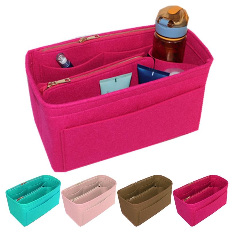 Cosmetic Bags & Cases Purse Organizer Insert Felt Bag With Zipper Handbag Tote Shaper Multi Pockets Portable Large Storage BagsCosmetic, Blue green
Cosmetic Bags & Cases Purse Organizer Insert Felt Bag With Zipper Handbag Tote Shaper Multi Pockets Portable Large Storage BagsCosmetic, Blue green