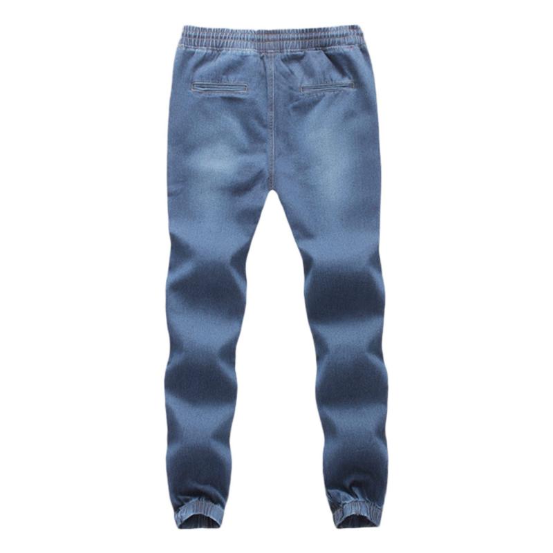 Mens Autumn Winter Joggers Fashion New Men's Casual Autumn Denim Cotton Elastic Draw String Work Trousers Jeans Pants Z0312, Dark blue
Mens Autumn Winter Joggers Fashion New Men's Casual Autumn Denim Cotton Elastic Draw String Work Trousers Jeans Pants Z0312, Dark blue