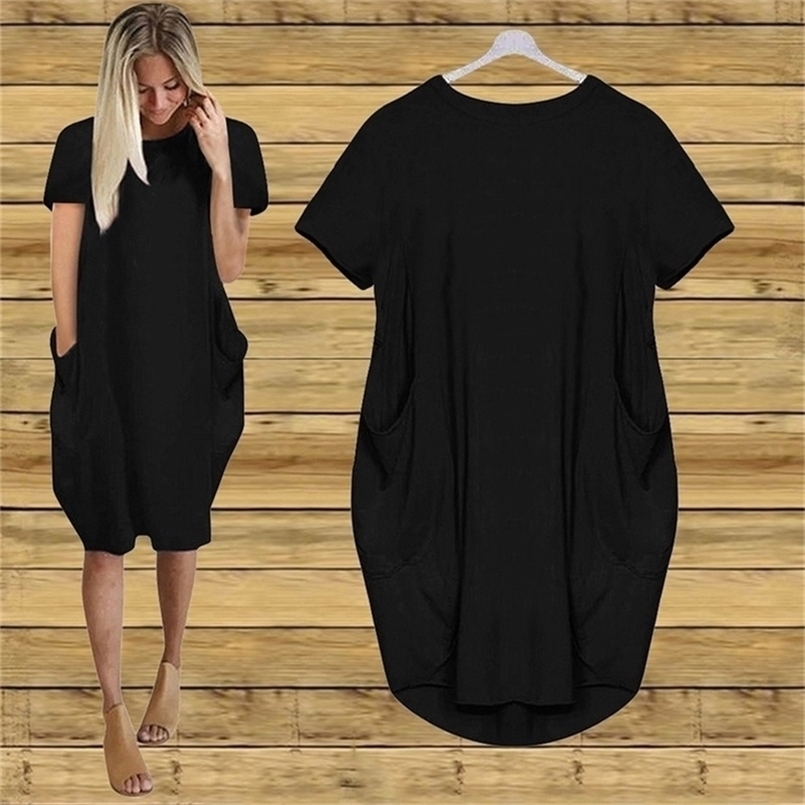 Oversize Short Sleeve Summer Dress Tunic es Women Casual Loose Tshirt for Robe Vestidos with Pockets 220613, Pink
Oversize Short Sleeve Summer Dress Tunic es Women Casual Loose Tshirt for Robe Vestidos with Pockets 220613, Pink