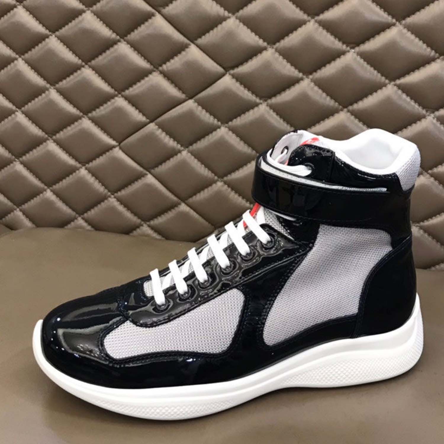 Men America'S Cup Xl Leather Sneakers High Quality Patent Leather Flat Trainers Black Mesh Lace-up Casual Shoes Outdoor Runner Trainer l8887
Men America'S Cup Xl Leather Sneakers High Quality Patent Leather Flat Trainers Black Mesh Lace-up Casual Shoes Outdoor Runner Trainer l8887